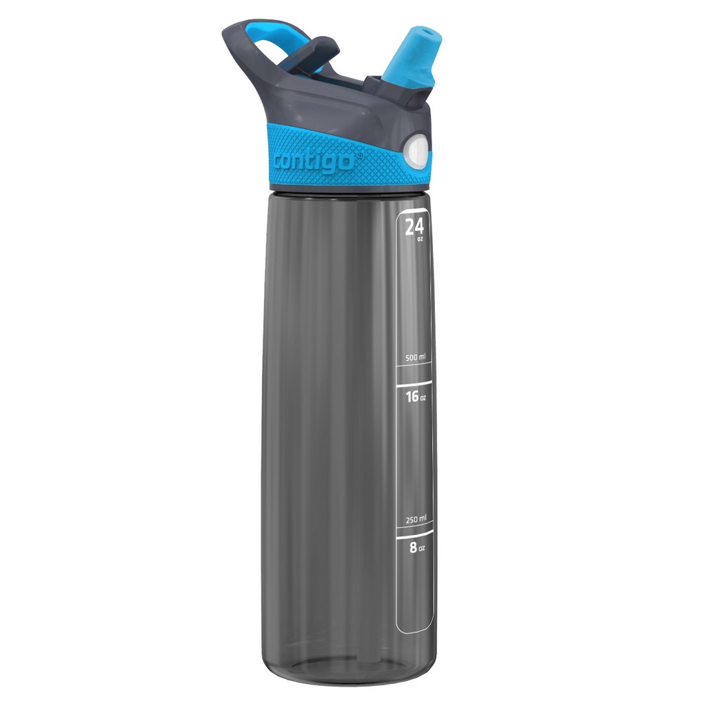 Water Bottle Addison Charcoal/Blue