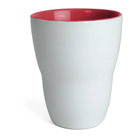 Eos Mugg Vit/Röd (20-pack)