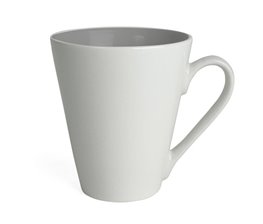 Attila Mugg Vit/Mörkgrå (20-pack)